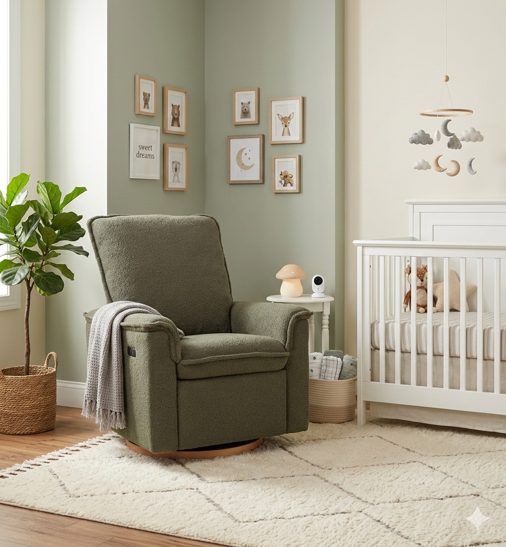 Anza Self-Rock Swivel Recliner